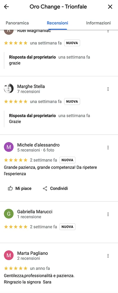 Recensioni compro oro Roma Trionfale