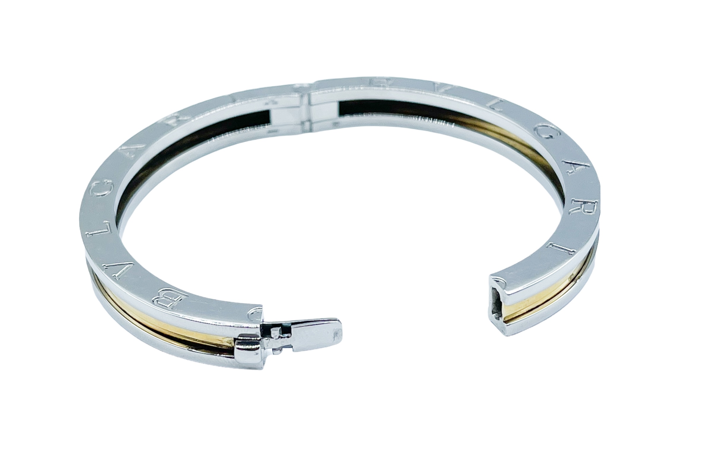 Bracciale Bulgari oro e acciaio