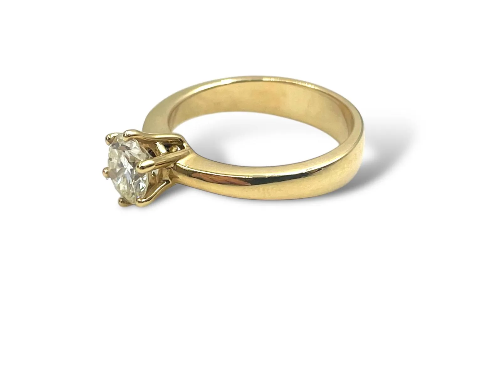 Anello solitario oro giallo 0,98 ct ricondizionato
