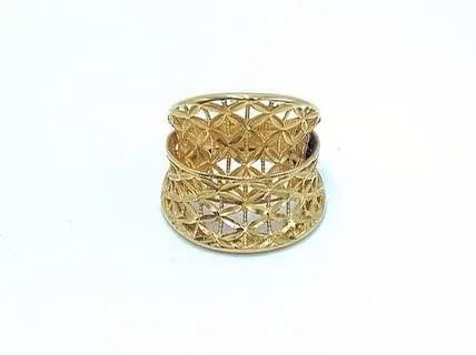 Anello in oro 18kt traforato