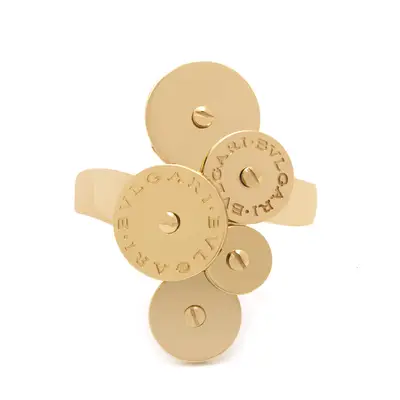 Anello Bvlgari collezione Cicladi oro giallo fuori produzione