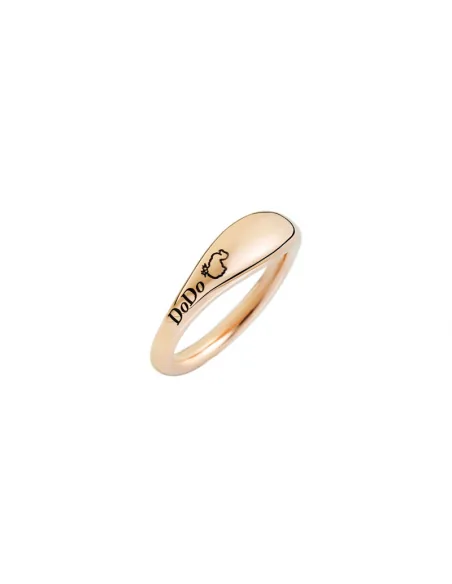 Anello Dodo promise oro rosa