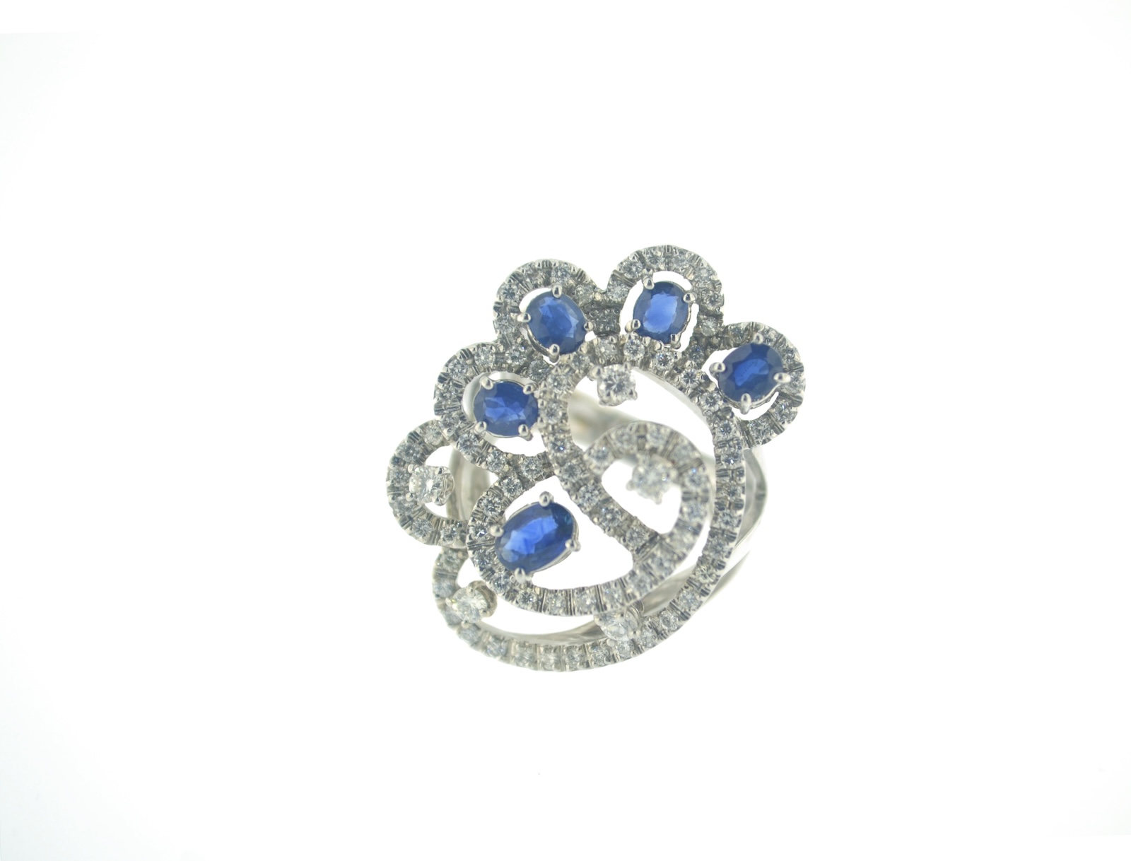 anello oro bianco rigenerato