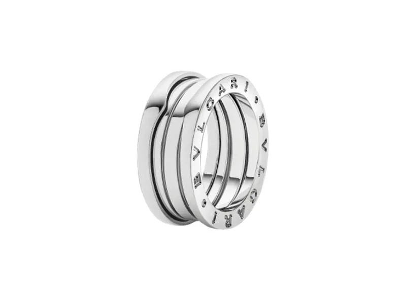 Anello Bulgari bzero 3 fasce oro bianco