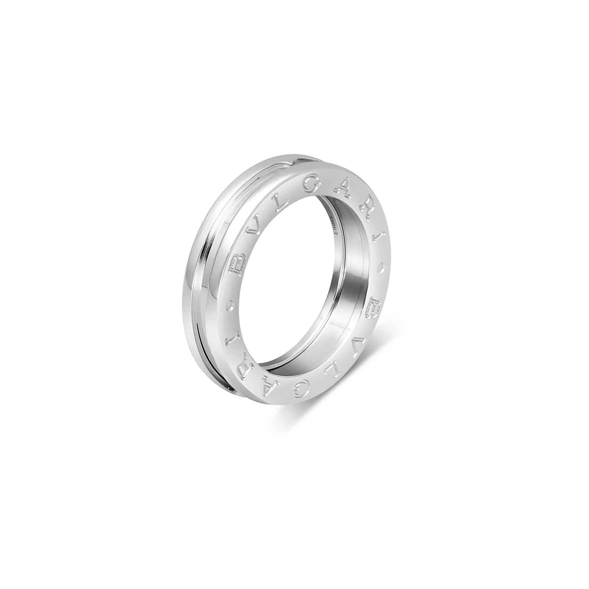Anello Bulgari b zero 1 fascia oro bianco