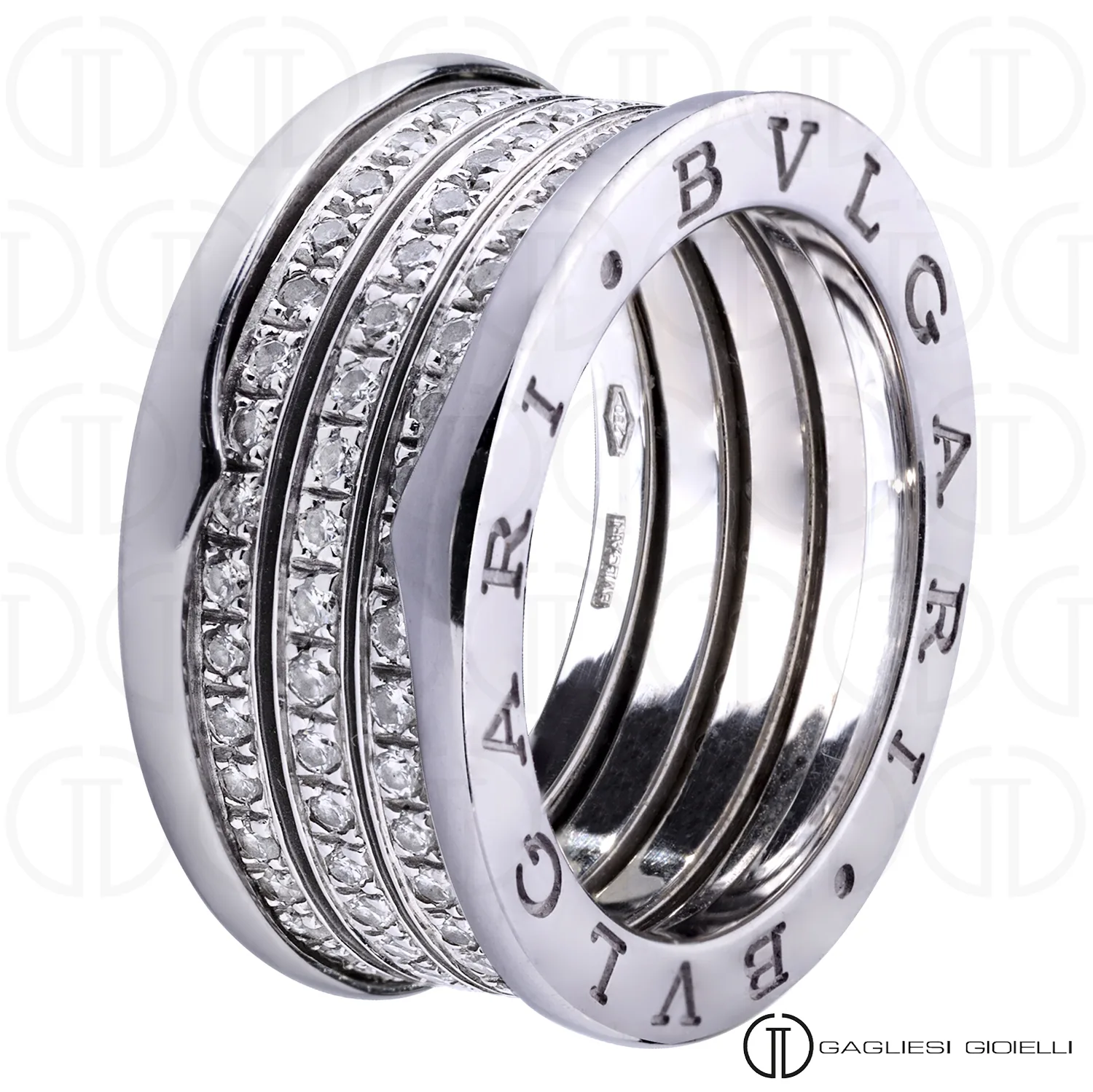 Anello Bvlgari Bzero con diamanti