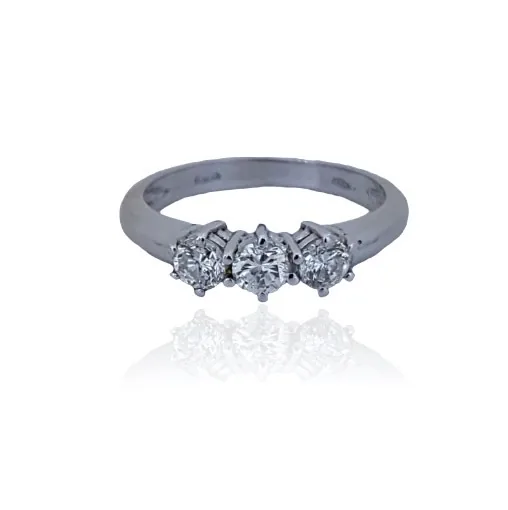 Anello Trilogy diamanti