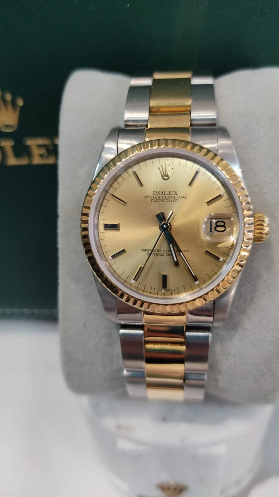 Rolex Date Just Oyster Perpetual Oro e Acciaio usato