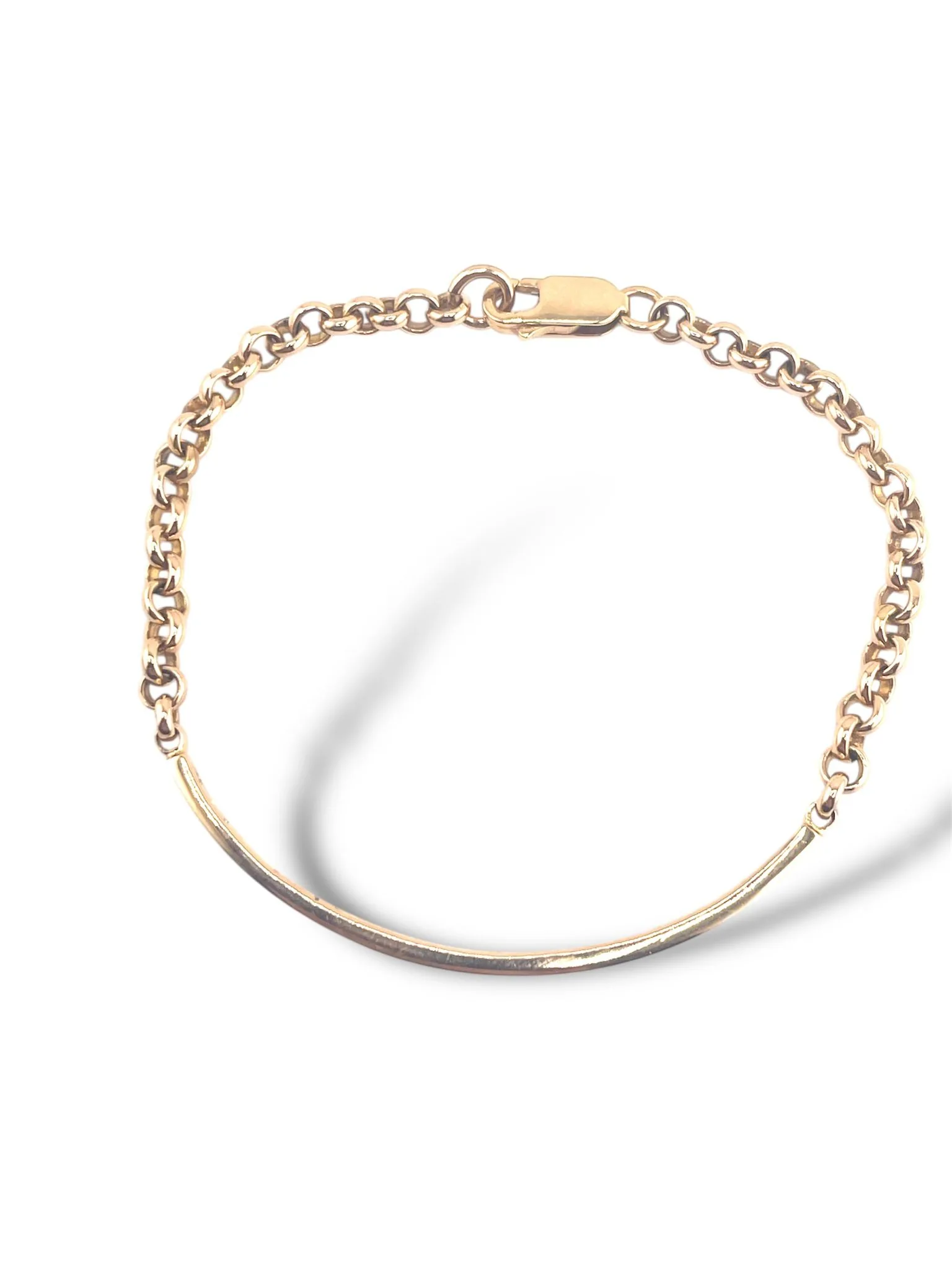 Bracciale oro giallo con diamanti nuovo