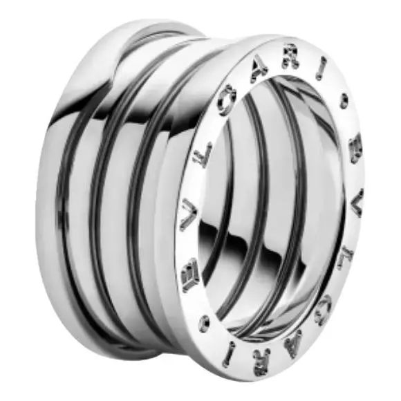 Anello Bulgari B zero one 4 fasce oro bianco