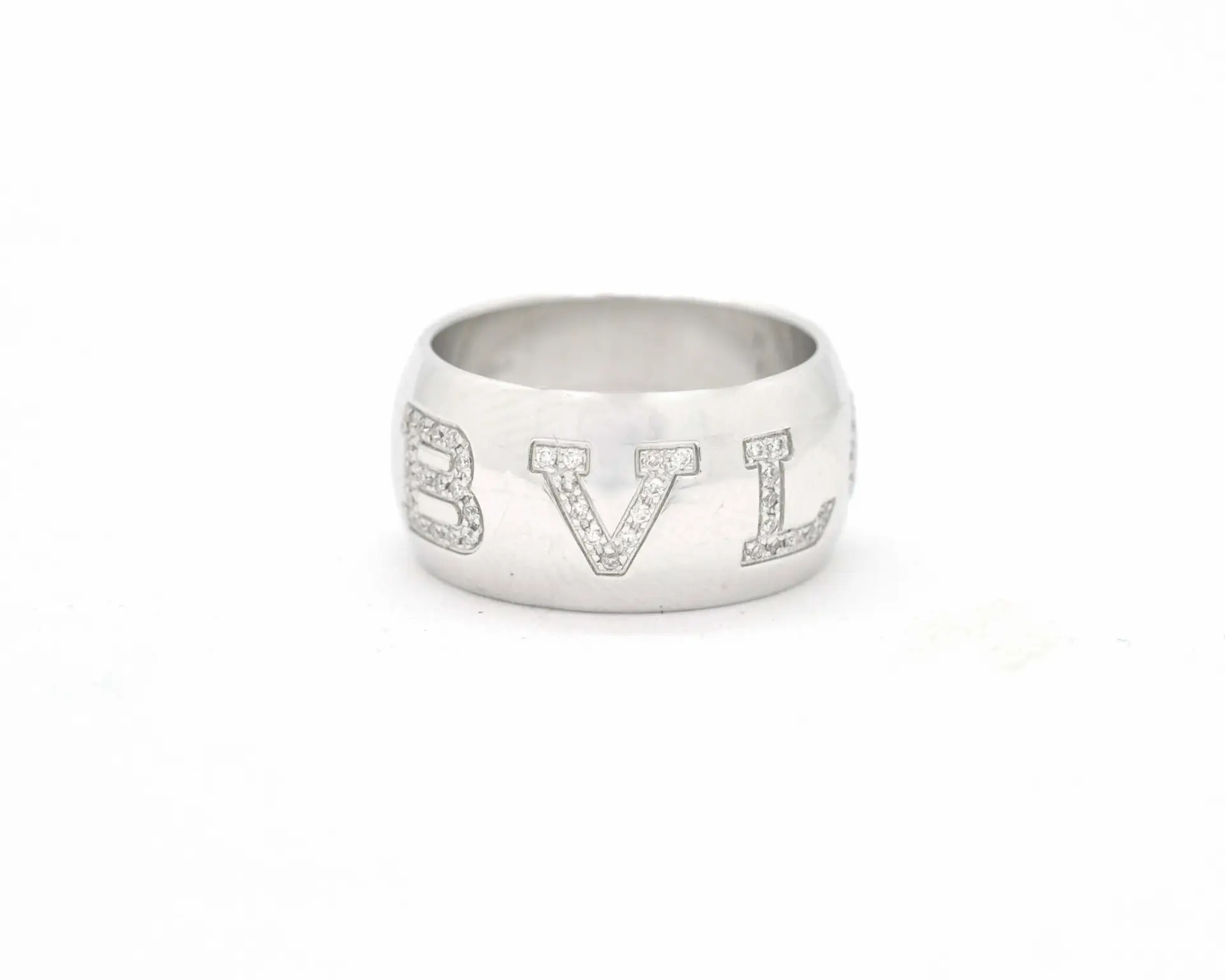 Anello Bulgari monologo con diamanti