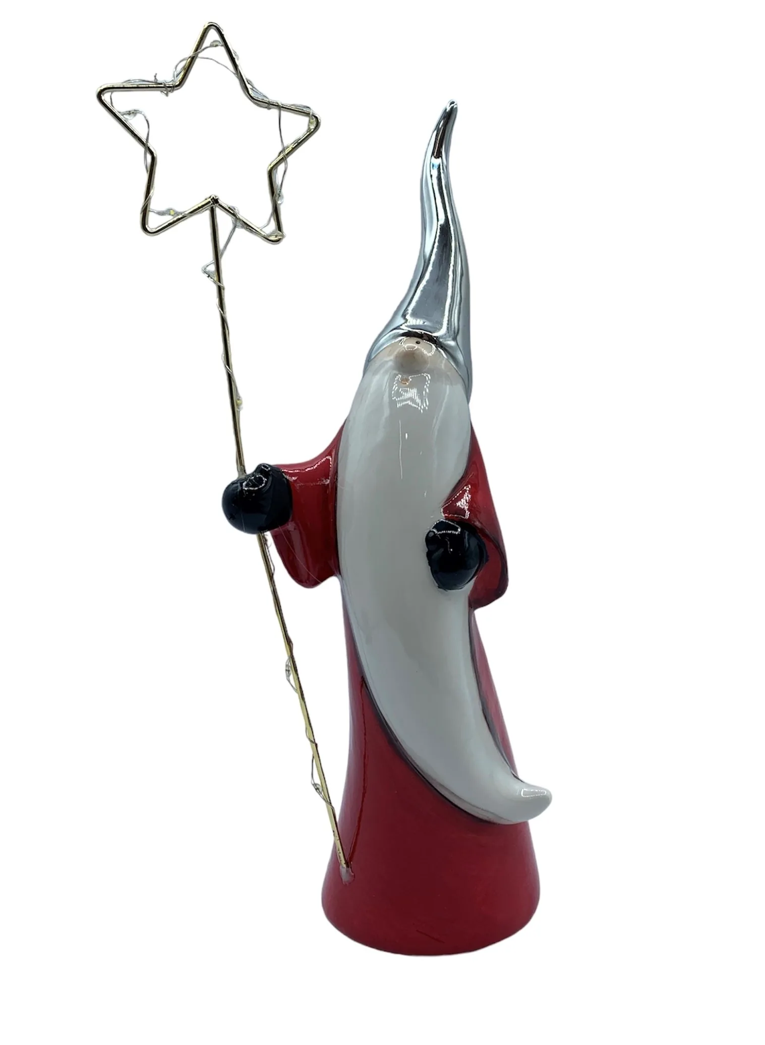Babbo Natale in ceramica grande