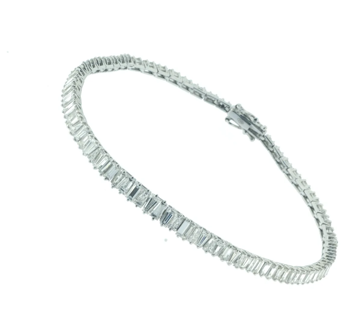 Bracciale diamanti taglio baguette 7,62CT