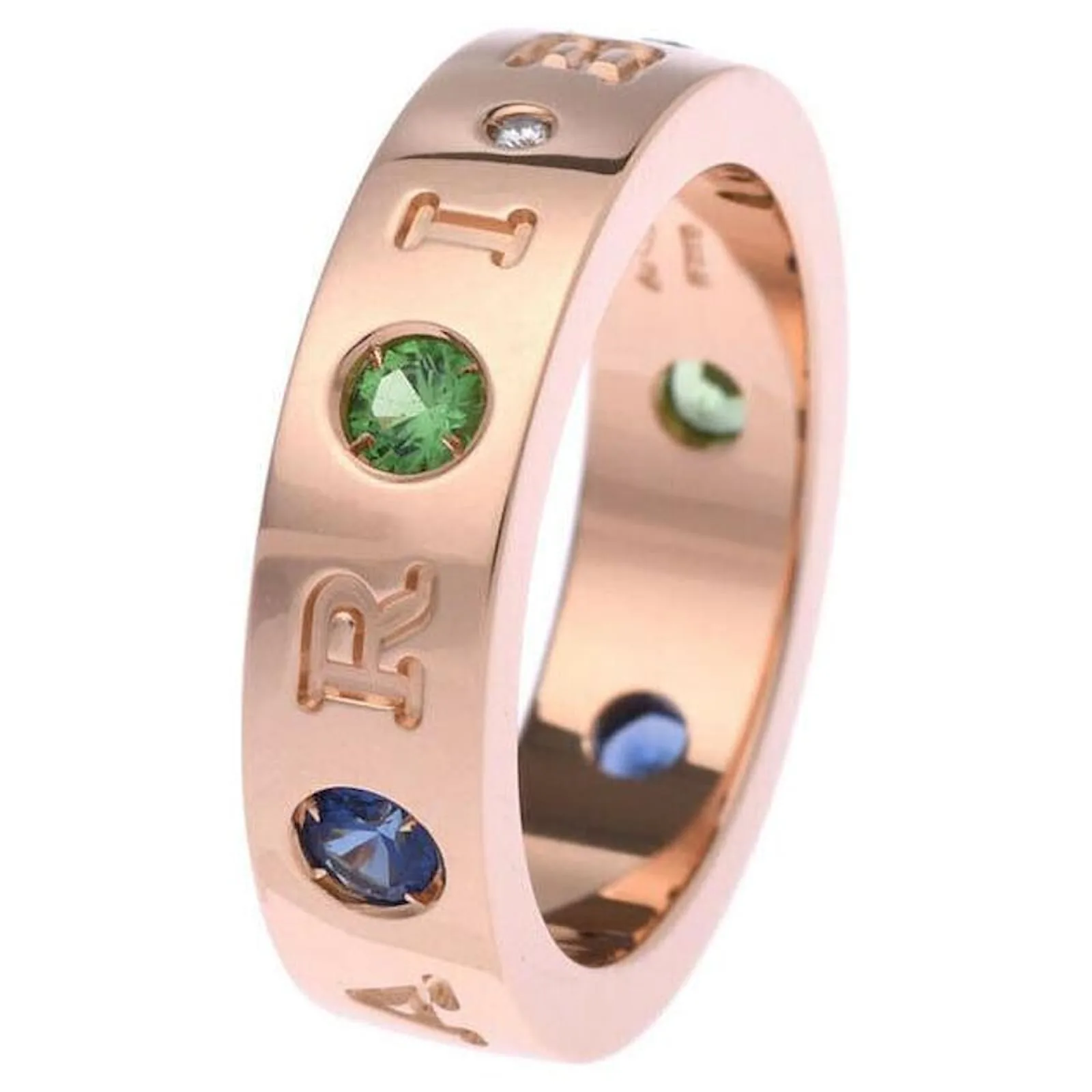 Anello Fede Bulgari sorbets oro rosa