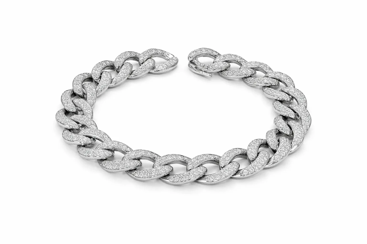 Bracciale catena oro e diamanti