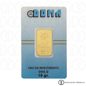 Lingotto d'oro da 10 grammi