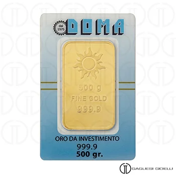 Lingotto d'oro da 500 grammi