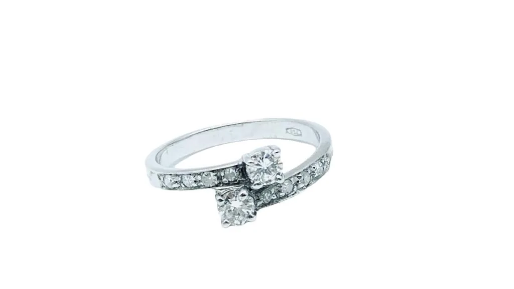 Anello contrariè con diamanti (NON DISPONIBILE)