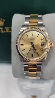 Rolex Date Just Oyster Perpetual Oro e Acciaio ricondizionato
