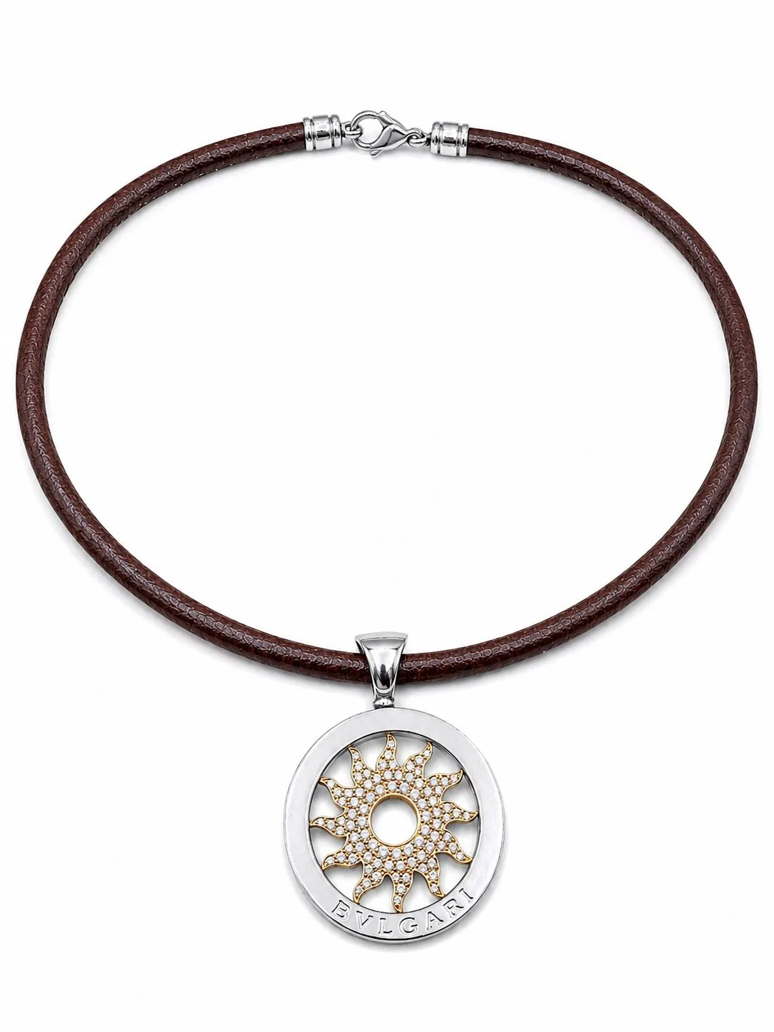 Collana Bvlgari sole e diamanti