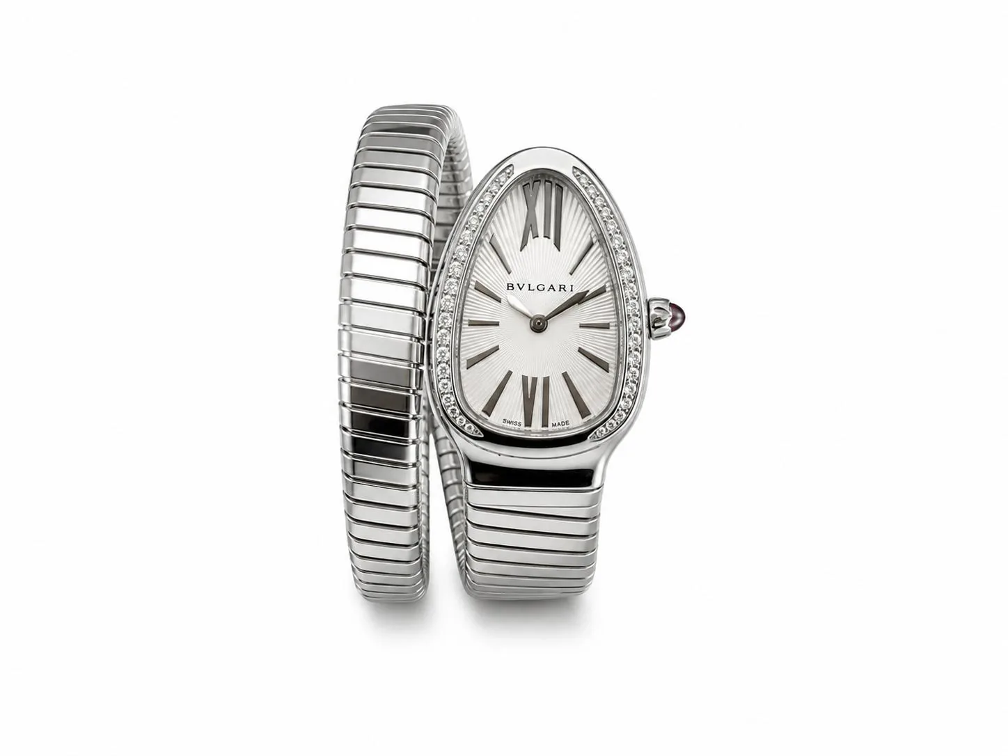 Orologio Bulgari tubogas con diamanti