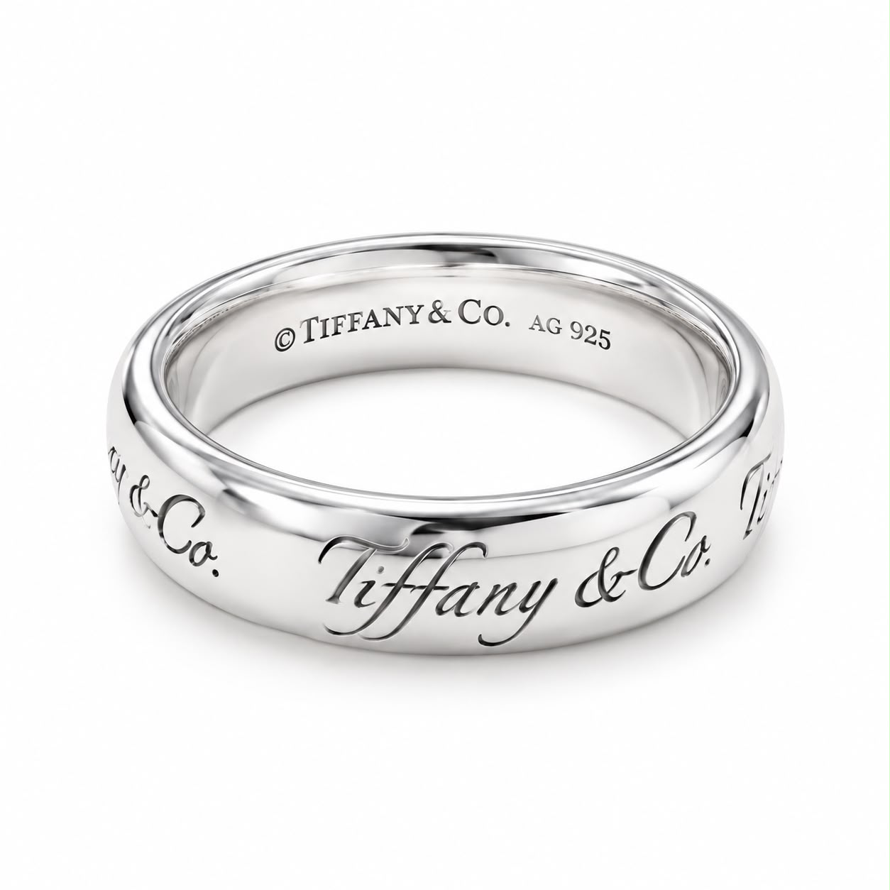 Anello Tiffany notes in argento